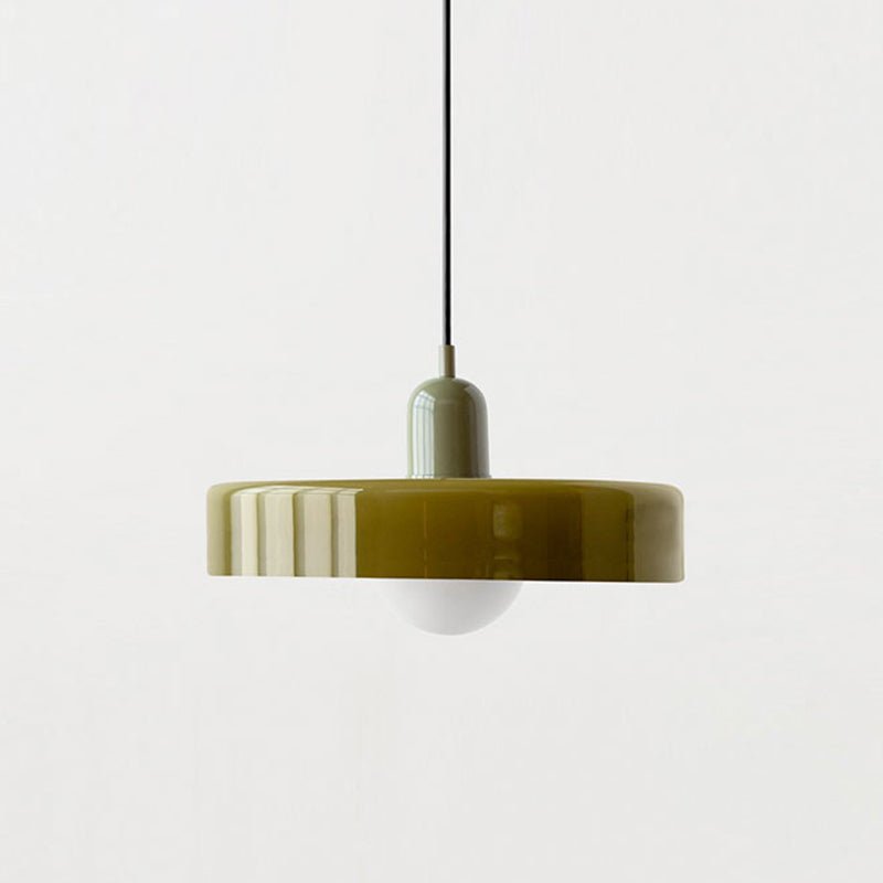 Pendant Lamp Made of Coloured Glass