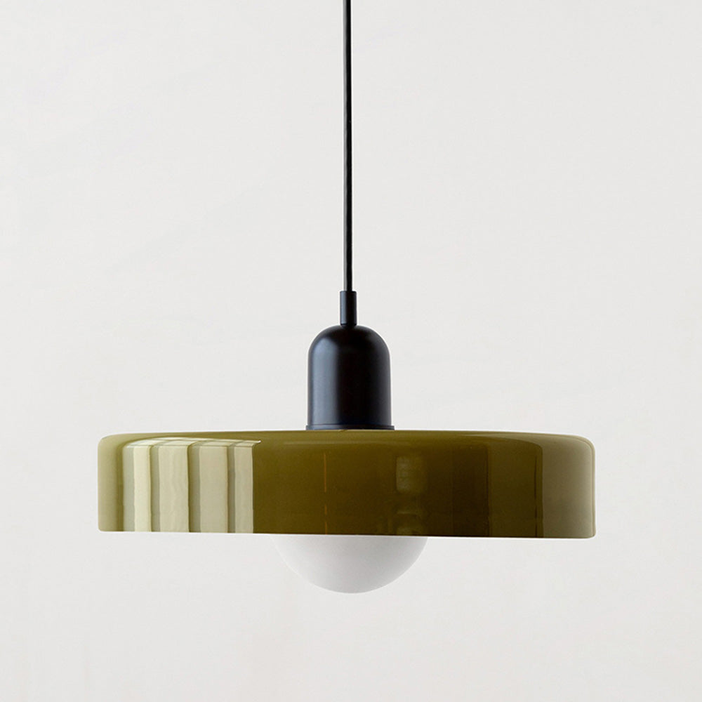 Pendant Lamp Made of Coloured Glass