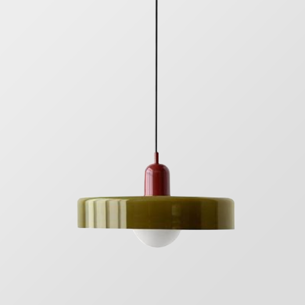 Pendant Lamp Made of Coloured Glass