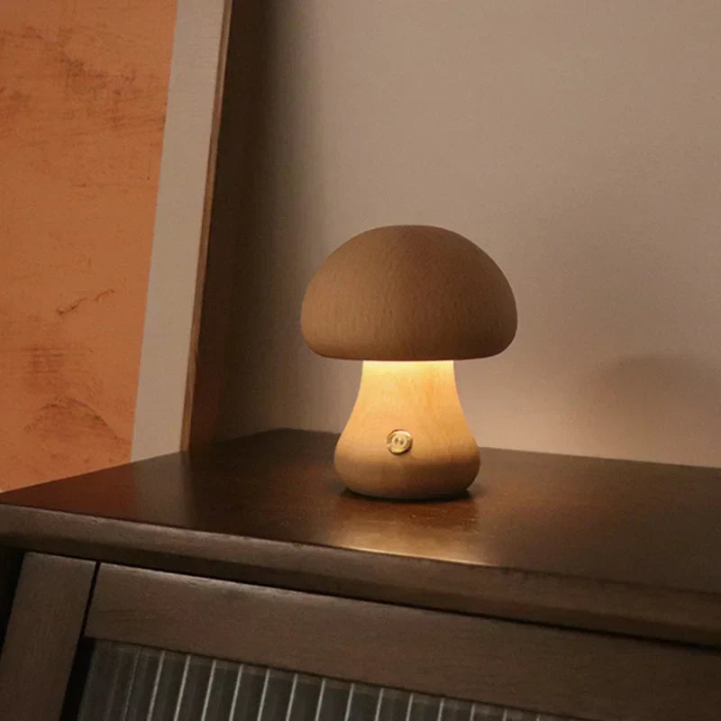 GlowMush Touch Lamp: Soft Light Decorative LED Table Lamp for Bedroom & Children's Room Ambience