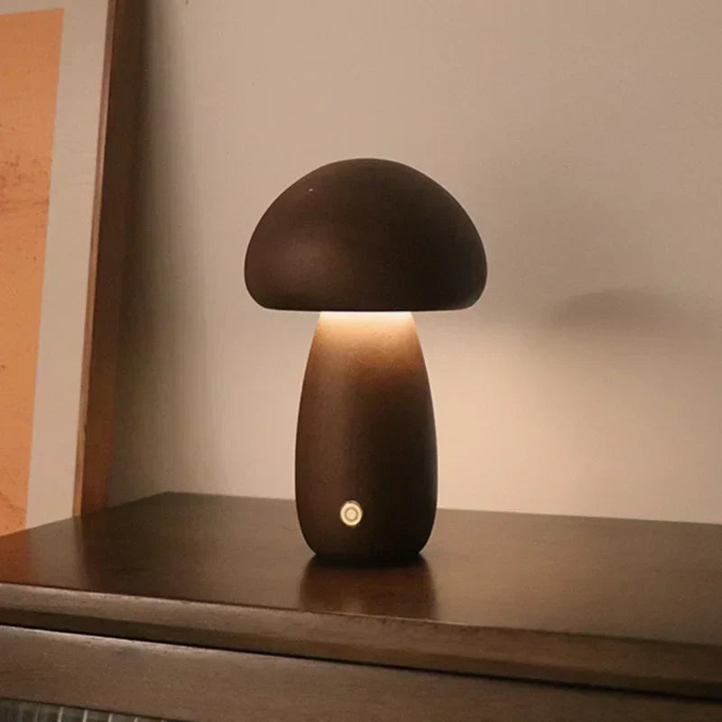 GlowMush Touch Lamp: Soft Light Decorative LED Table Lamp for Bedroom & Children's Room Ambience