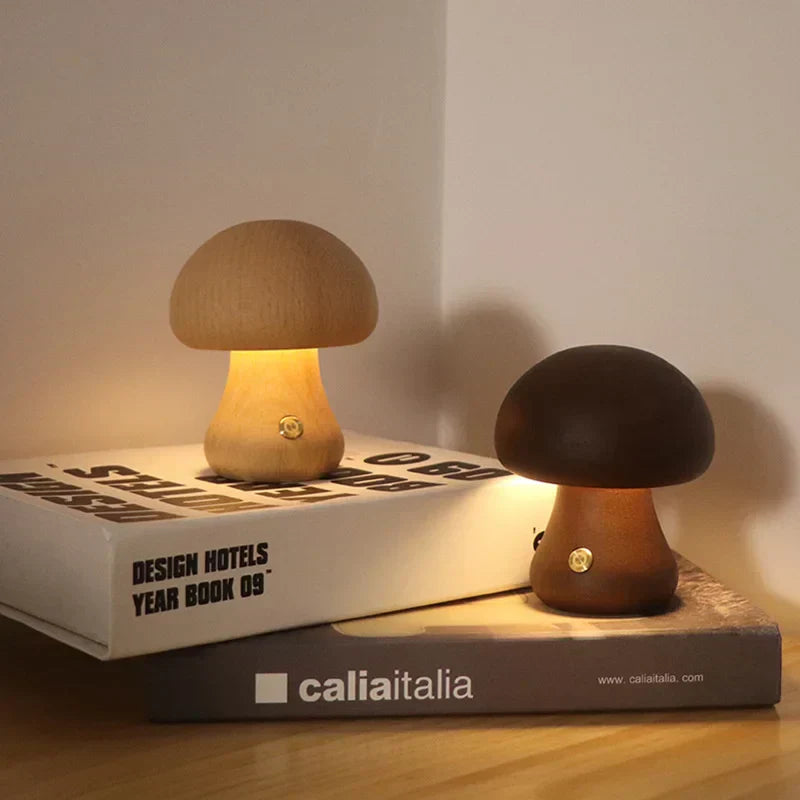GlowMush Touch Lamp: Soft Light Decorative LED Table Lamp for Bedroom & Children's Room Ambience