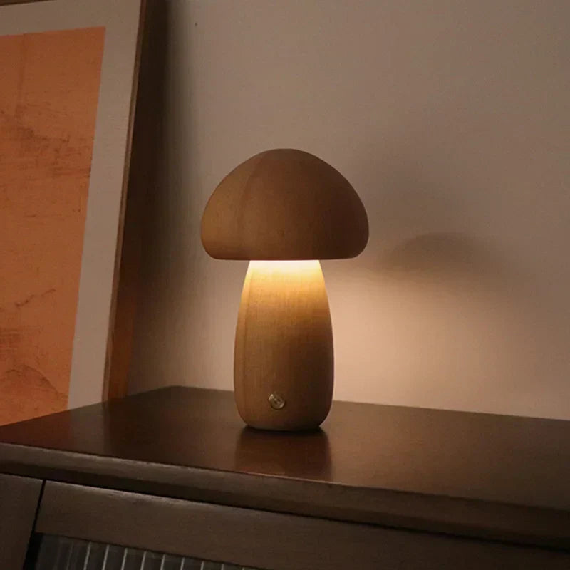 GlowMush Touch Lamp: Soft Light Decorative LED Table Lamp for Bedroom & Children's Room Ambience